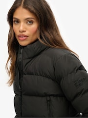 Superdry Black Non Hooded Sports Puffer Jacket - Image 5 of 7