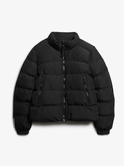 Superdry Black Non Hooded Sports Puffer Jacket - Image 6 of 7
