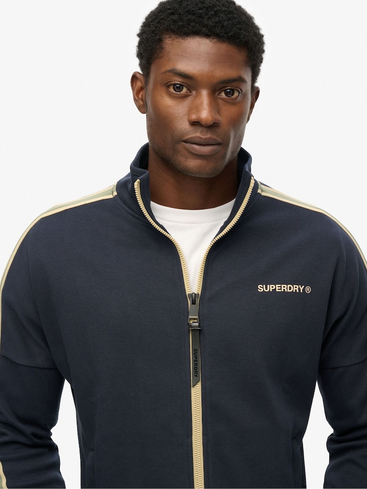 Buy Superdry Blue Tech Cult Loose Track Top from the Next UK