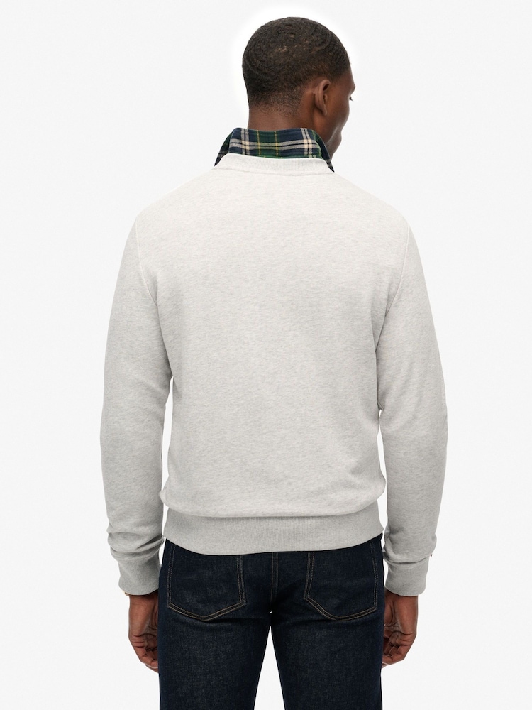 Superdry Grey Great Outdoors Embroidered Sweatshirt - Image 2 of 6