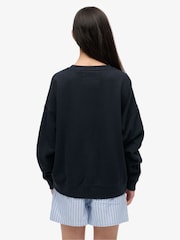 Superdry Blue Athletic Essentials Relaxed Crew Neck Sweatshirt - Image 2 of 7