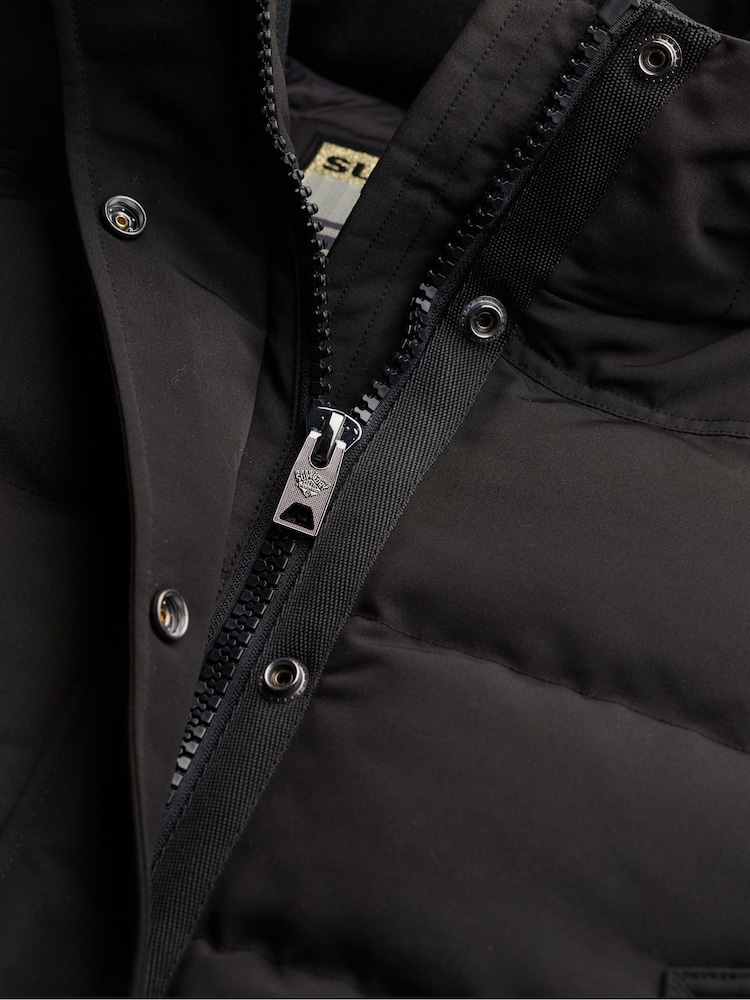 Superdry Black Everest Bomber Jacket - Image 8 of 8