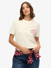 Superdry Tokyo Narrative Relaxed T-Shirt - Imagem 1 de 5