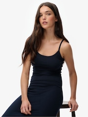 Superdry Blue Athletic Essentials Jersey Maxi Cami Dress - Image 5 of 6