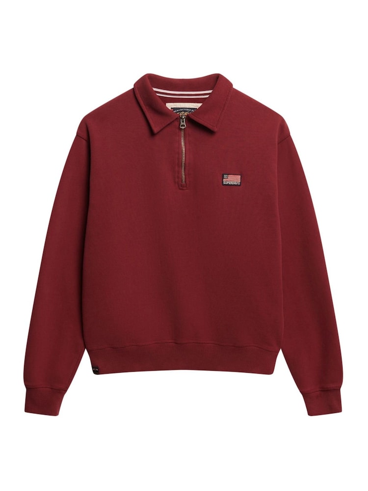 Casaco Superdry Athletic com gola e zíper médio - Imagem 7 de 7