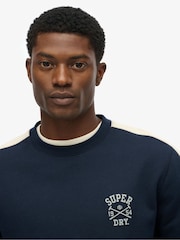 Superdry Blue Athletic Club Crew Sweatshirt - Image 5 of 6