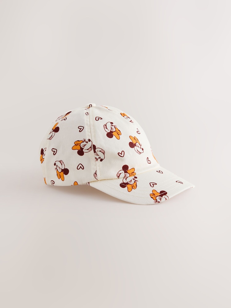 Cream Minnie Mouse Cap (1-10yrs) - Image 1 of 3 Cream Minnie Mouse Cap (1-10yrs) - Image 1 of 3