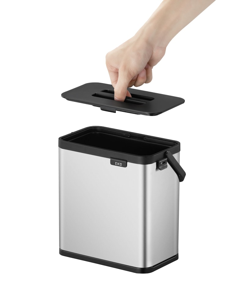 Eko Stainless Steel Puro Caddy 3L Bin - Image 2 of 6
