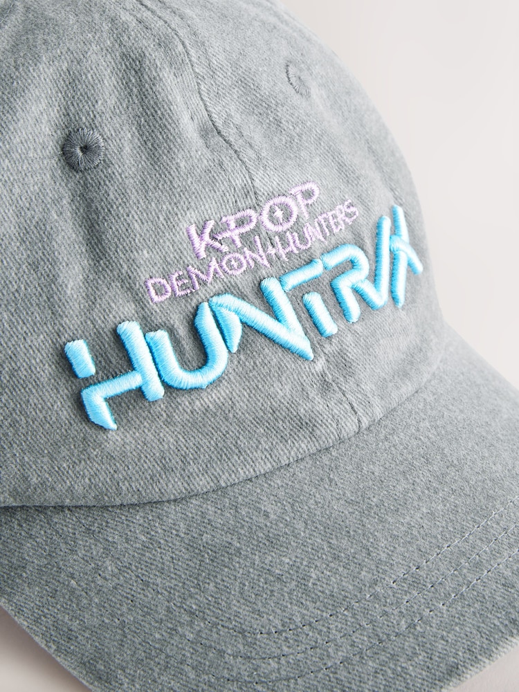 Gris/morado - KPOP Demon Hunters Cap (5-13yrs) - Imagen 3 de 3 Gris/morado - KPOP Demon Hunters Cap (5-13yrs) - Imagen 3 de 3
