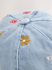 Fleur jaune - Casquette en jean (1-16 ans) - Image 2 de 3