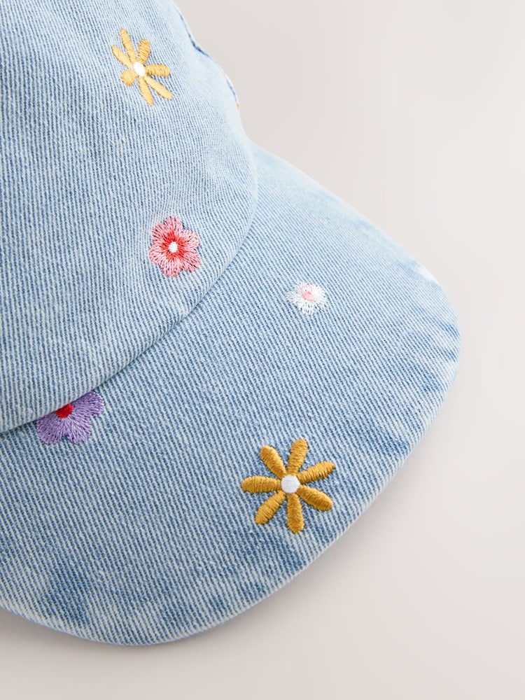 Fleur jaune - Casquette en jean (1-16 ans) - Image 3 de 3