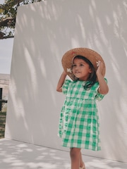 Red Flower Straw Sun Hat (3mths-13yrs) - Image 5 of 5