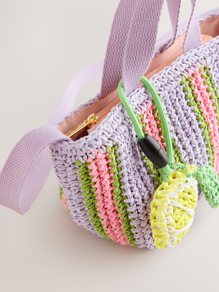 Lilac Purple Cross-Body Bag - Image 5 of 5