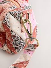 Orange Printed Embroidered Cross Body Bag - Image 5 of 5