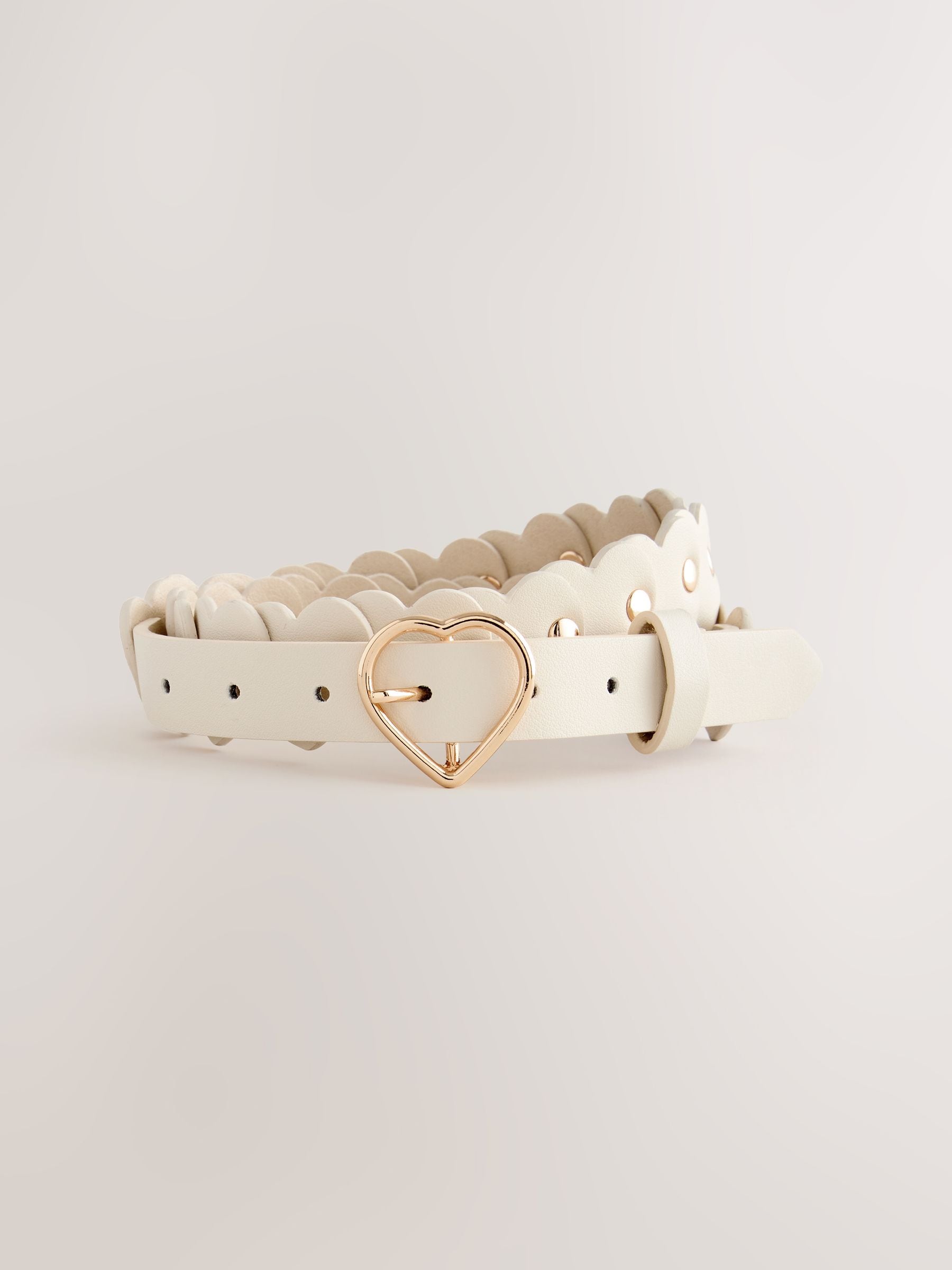 Buy Ecru Western Heart Belt from Next USA