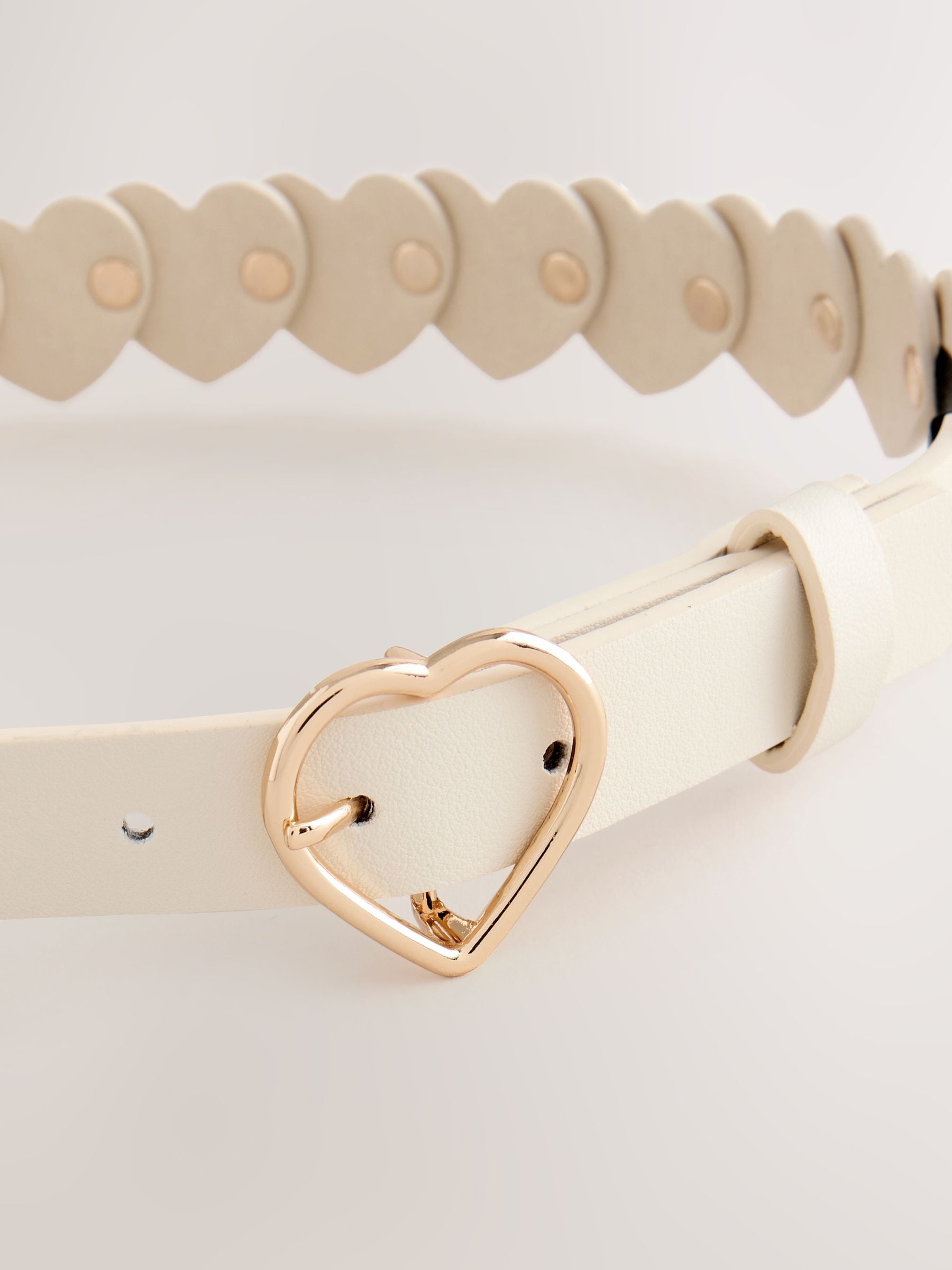 Buy Ecru Western Heart Belt from Next USA