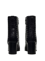 Radley Threadneedle Street Weave Sq. Toe Heeled Boots - Imagem 5 de 5