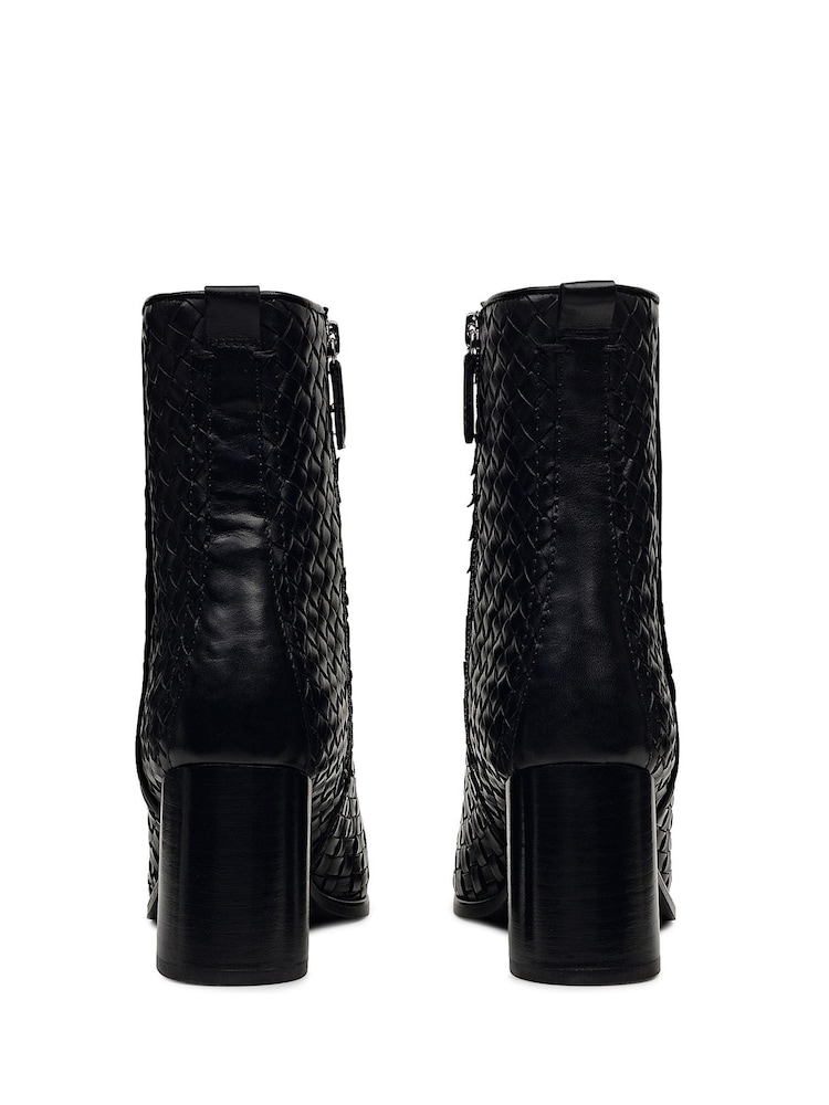 Radley Threadneedle Street Weave Sq. Toe Heeled Boots - Imagem 5 de 5