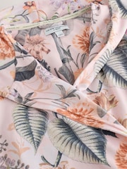 Peach Pink Kew Collection Cosy Lightweight Dressing Gown - Image 7 of 8