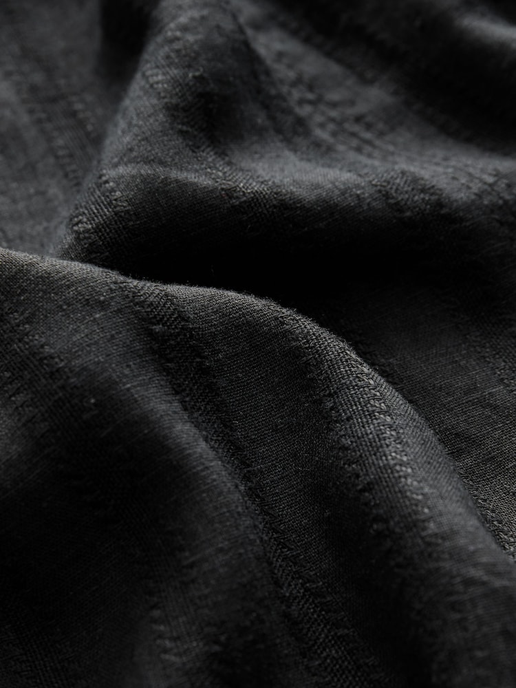 Black Linen Playsuit - Image 9 of 9