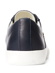 Lauren Ralph Lauren Navy Janson II Nappa Leather Sneakers - Image 4 of 4