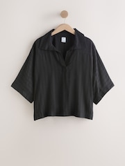 Black Linen Shirt - Image 7 of 9