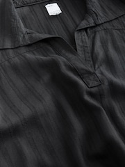 Black Linen Shirt - Image 8 of 9