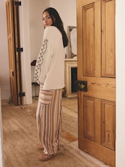 Cream Embroidered Sweatshirt - Image 2 of 7