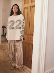 Cream Embroidered Sweatshirt - Image 3 of 7