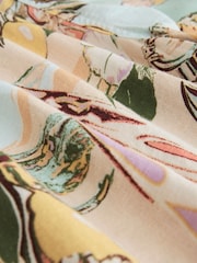 Coral and Blue Linen Scene Shorts - Image 6 of 6