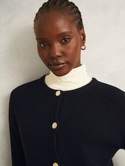 Hobbs Black Simona Knitted Jacket - Image 3 of 4