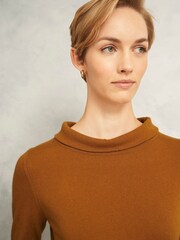 Hobbs Tan Brown Audrey Jumper - Image 3 of 4