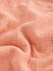 Coral Pink Textured Sweatshirt - Image 8 of 9