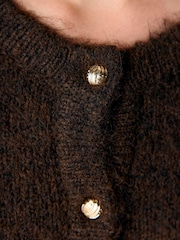 OBJECT Brown Button Cardigan - Image 4 of 4