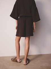 חום שוקולד - מכנסיים קצרים - תמונה 3 מתוך 5