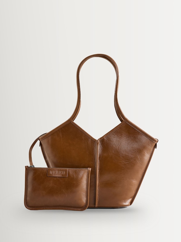 Hereu Studio Brown Calella S Shoulder Bag - Image 1 of 1