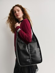 Hereu Studio Black Calella Cross-Body Sac Bag - Image 3 of 5