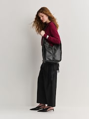 Hereu Studio Black Calella Cross-Body Sac Bag - Image 4 of 5
