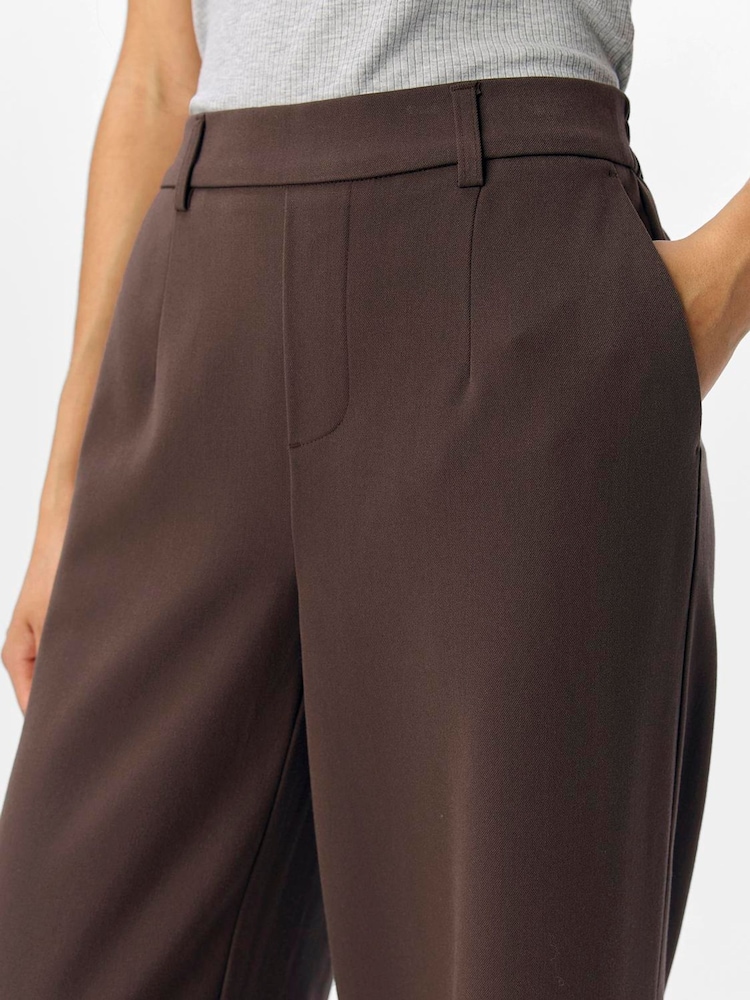 OBJECT Brown Wide Leg Trousers - Image 3 of 3
