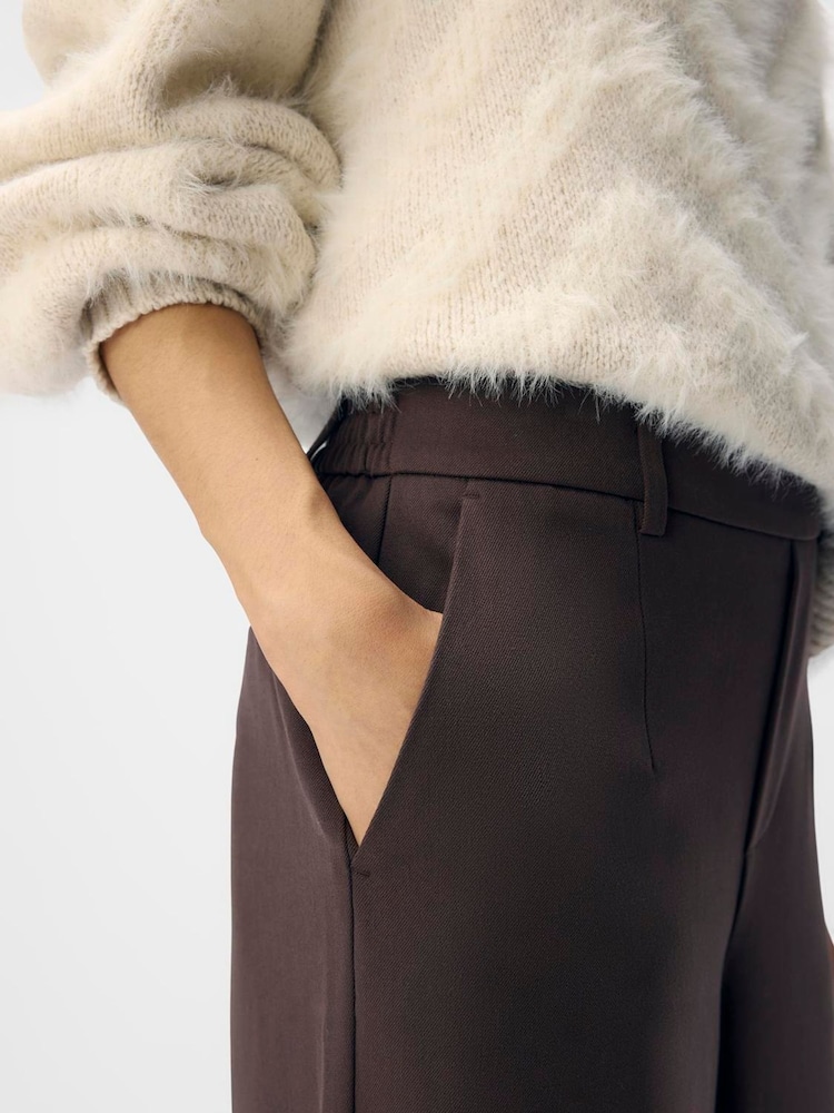 OBJECT Brown Wide Leg Trousers - Image 5 of 5