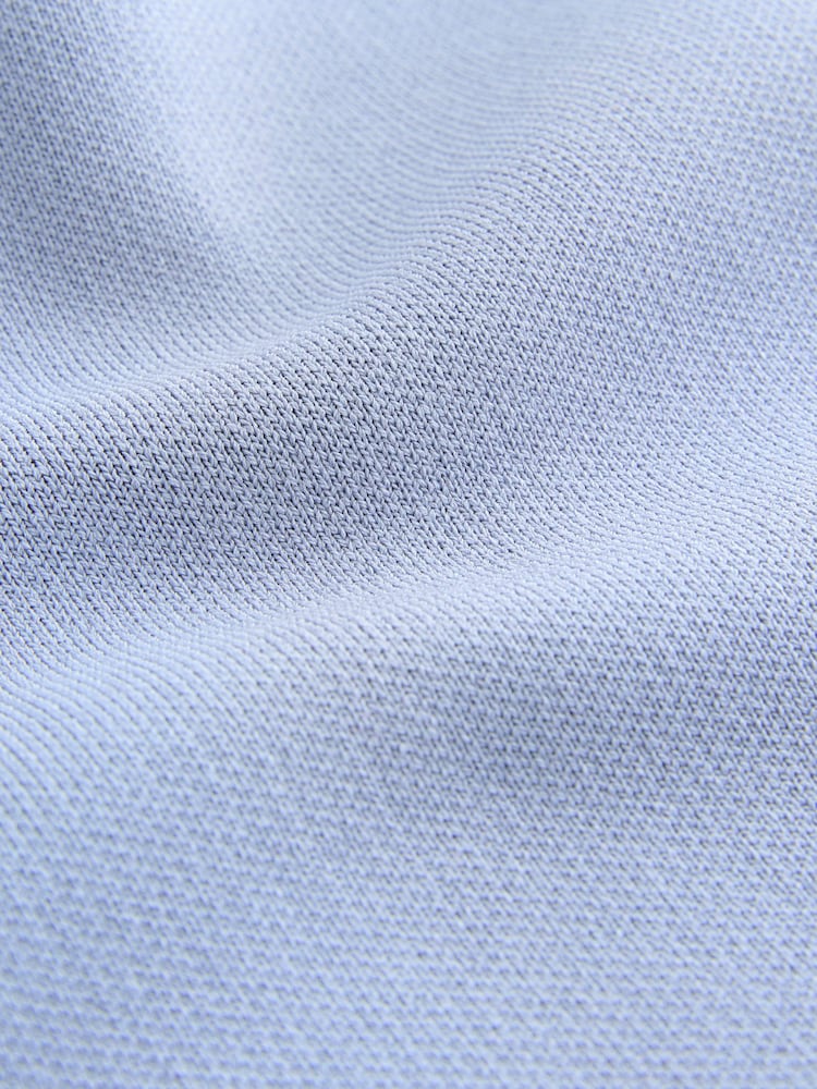 Mid Blue Smart Button Up Knitted Waistcoat - Image 3 of 3