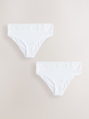 White Ultimate Comfort Knickers 2 Pack - Image 5 of 9