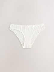 Cream - Brazilske Knickers od čipke - Slika 5 od 7