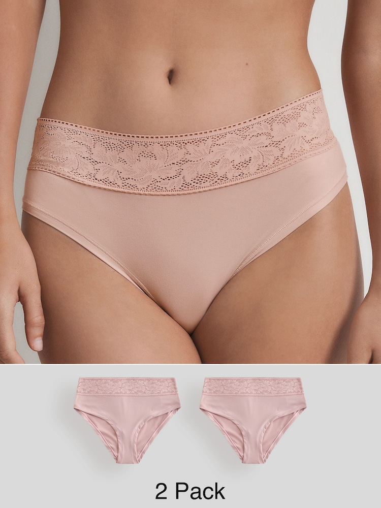 Розовый - Набор из 2 трусов Ultimate Comfort - Изображение 1 9 Розовый - Набор из 2 трусов Ultimate Comfort - Изображение 1 9