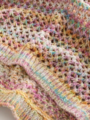 Rainbow Mesh Crochet 100% Cotton Relaxed T-Shirt - Image 8 of 8