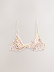 Pink Fruit Print Non Padded Underwired Bikini Top - Image 6 of 8