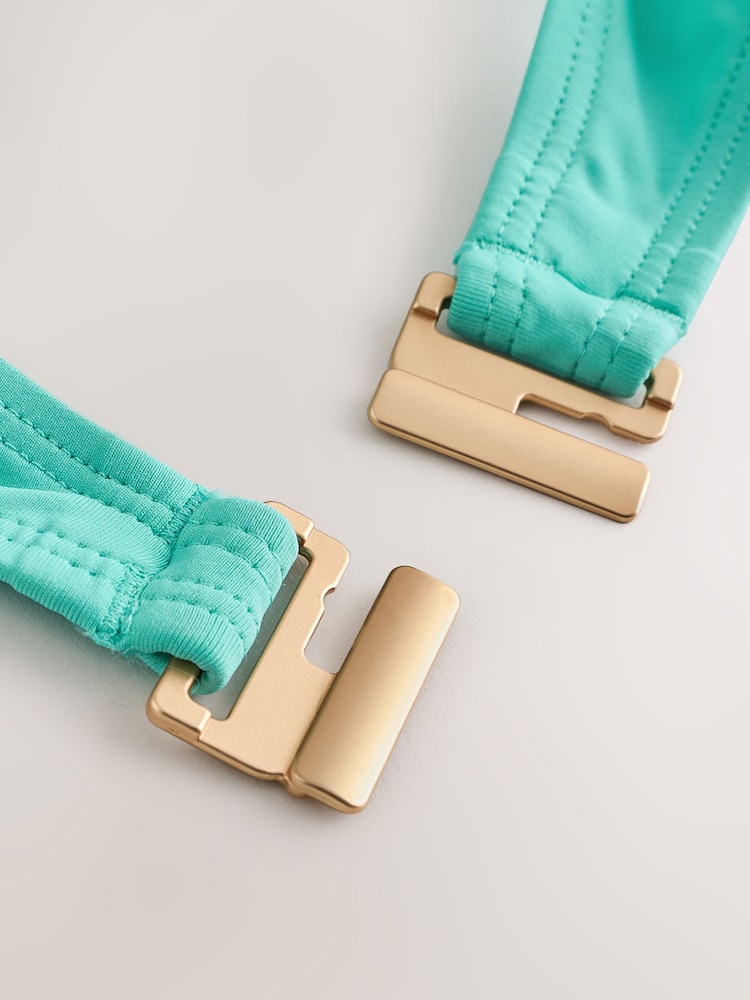 Green Macrame Bandeau Bikini Top - Image 3 of 3