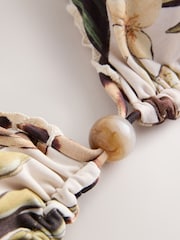 Cream Animal Palm Reversible Triangle Top - Image 8 of 9