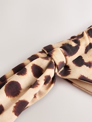 Brown Leopard Print Tanga Bikini Bottoms - Image 7 of 7