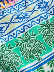 Pink/Blue Scenic High Leg Bikini Bottoms - Image 6 of 6